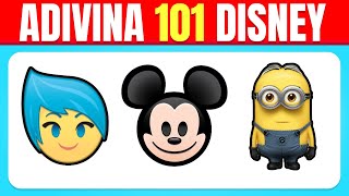 Adivina 101 personajes DISNEY por EMOJIS en 3 segundos