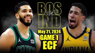 Boston Celtics vs Indiana Pacers Full Game 1 Highlights - May 21, 2024 | 2024 NBA Playoffs