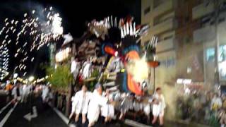 2010 大牟田大蛇山祭り 1日目 三池藩大蛇山の巡行②