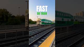 A Fast Go Train Passing through Station in Full Speed! #trainspotting #gotrain