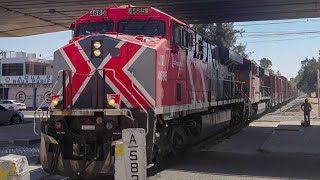 FXE 4685 en Tren de Ferromex al Norte