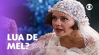 Catarina e Petruchio em pé de guerra em plena lua de mel! 😂 | O Cravo e a Rosa | TV Globo