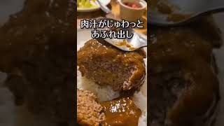 【駒沢大学】インパクト抜群！肉汁があふれだす絶品ハンバーグステーキカレー　「ボテロ」