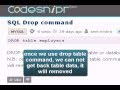 MySQL Tutorial : drop table