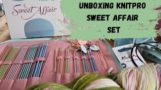 Unboxing #KnitPro #SweetAffair knitting needles set