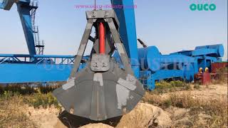 12 CBM Crane Grab Bucket Radio Remote Hydraulic Clamshell