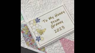 Create Your Own Custom Machine Embroidered Quilt Labels