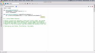 7.2. (Part 1) Lottery Number Generator - Python - ❤️ SOLUTIONS MOVED TO DISCORD ❤️