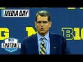 Michigan Coach Jim Harbaugh Speaks with the Media | 2021 Big Ten Football Media Days