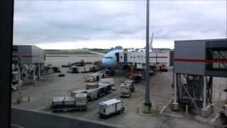 Air Canada AC015 YYZ to HKG full flight, engine startup+takeoff [787 SPOTTED!!!!!]