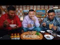 mighty tsuivan with huushuur for mighty mongolian wrestlers mukbang nomads eat like mongols