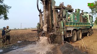 borewell | 225 फीट पे पानी | 335 फीट फुल पानी | 345 फीट पे खतरनाक पानी | Radhika drilling