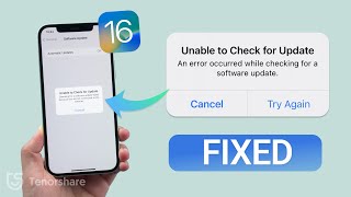 Unable to Check for Update iOS 17/16？Here is the Fix!