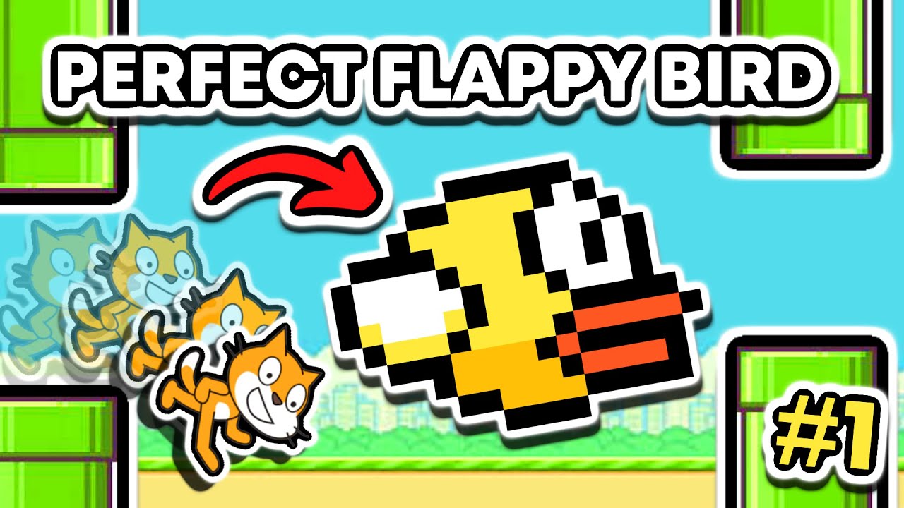 Make The Perfect Flappy Bird Game Scratch Tutorial Part 1 Youtube