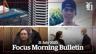 Auckland CBD shooting \u0026 school mums testify in Dickason trial | Focus Morning Bulletin July 21, 2023