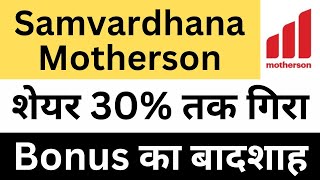 Samvardhana Motherson Latest News | Motherson Sumi Share News | Samvardhana Motherson News Today