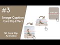 CSS Image Caption Tutorial #3 - 3D Flip Card Hover Effect