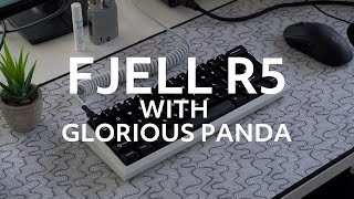 Fjell R5 with Lubed Glorious Panda Switches | Typing Sound ASMR