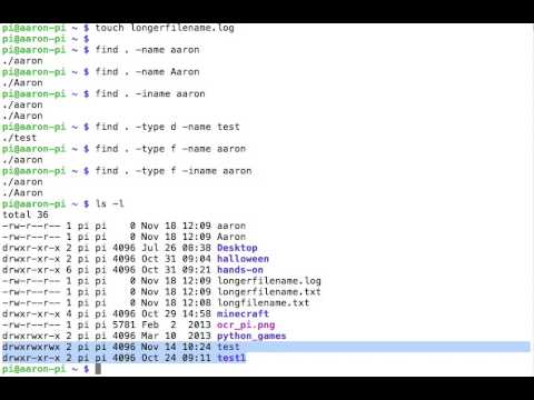Linux – Find Commands for File Names