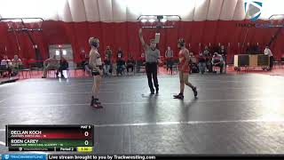 USAW TOA Club Duals HS Boys/[boutNo] 105 Roen Carey Sarbacker Wrestling Academy Vs Declan Koch Avi