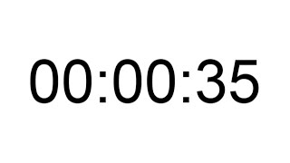 35 Second Countdown Timer (Thirty five seconds)
