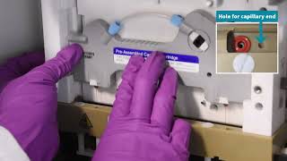 SCIEX PA 800 Plus system: Installing and removing the capillary cartridge