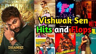 Vishwak Sen Hits and Flops | Vishwak Sen Hits and Flops all Movies List Upto Das Ka Dhamki #dhamki
