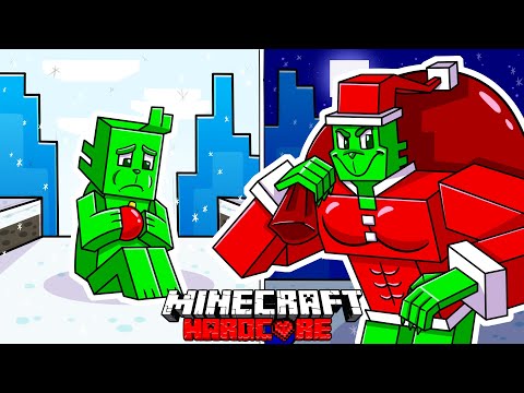 I Survived 1000 DAYS as THE GRINCH in HARDCORE Minecraft! - Merry Adventures Compilation