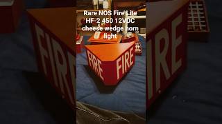 Rare Fire Lite HF-2 450 cheese wedge horn light (Featured in a @NewAgeServerAlarmvideo)#firealarm