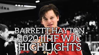 Barrett Hayton 2020 IIHF WJC Highlights