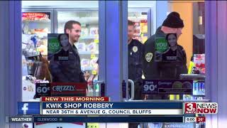Council Bluffs Kwik Shop robbed overnight