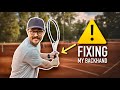 Fixing My Backhand In 4 Steps #tennis