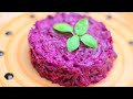 beet salad with garlic ビートサラダ、ニンニク入り