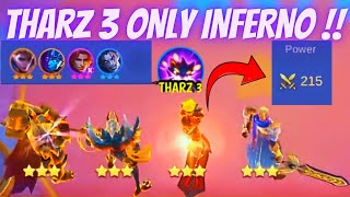 THARZ SKIL 3 COMBO INFERNO‼️KEBANYAKAN HERO?? GA NGARUH CUY !! CARA MAIN THARZ SKIL 3 TERBARU