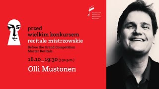 Olli Mustonen | Before the Grand Competition