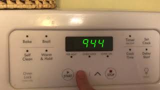 How to set a clock on a Kenmore Stove