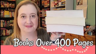 Books Over 400 Pages || Pick 5 Tuesday