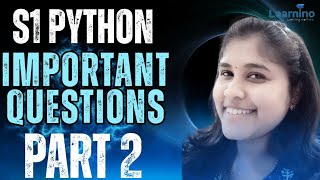 KTU BTECH S1 Algorithmic thinking with python Model question paper Module 1