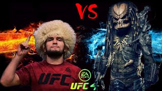 UFC 4 Khabib Nurmagomedov vs. Predator |  EA sports UFC 4
