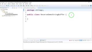 Write a java program to reverse a string using stringbuffer?