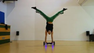 Hoverboard tricks: handstand on hoverboard