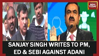 'Seize Passport Of Adani Group Official': AAP PM Sanjay Singh Writes To Modi Against Adani