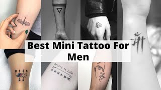 Mini tattoo for men | Mini tattoo design | Small tattoo designs for men  - Lets style buddy