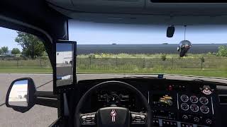 ATS 1.53 4k MAX SETTINGS, 18 SPEED ROAD TRAIN, H-shifter ,range , no clutch!