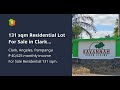 131 sqm Residential Lot For Sale in Clark Angeles Pampanga