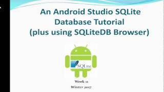 Lesson 17_2 - Android: create SQLite Database (Part II)