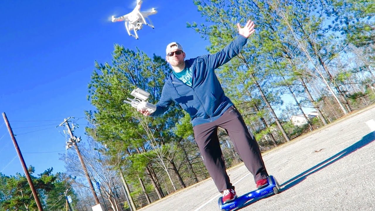 Drone Hoverboard Challenge Youtube