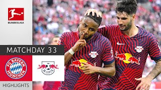 FC Bayern München - RB Leipzig 1-3 | Highlights | Matchday 33 – Bundesliga 2022/23