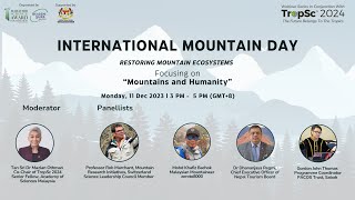 TropSc2024 Pre-conference Webinar: International Mountain Day