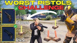 R1895 & R45 Challenge! Worst Weapons In Metro Royale | Impossible Win / PUBG METRO ROYALE